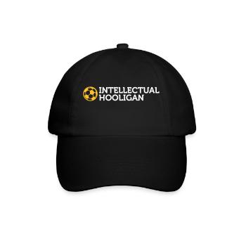 Intellektueller Hooligan - Baseballkappe - Schwarz/Schwarz - Vorne