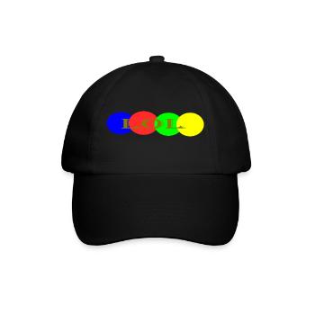 LOL - Baseballkappe - Schwarz/Schwarz - Vorne