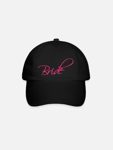 Bride Design - Baseballkappe - Schwarz/Schwarz