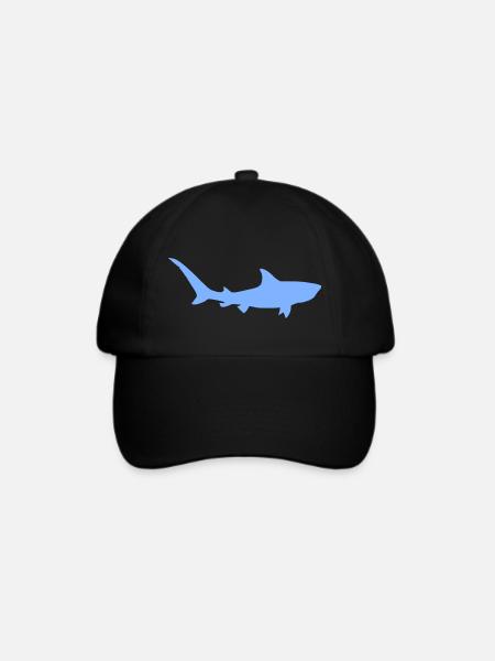 Tigerhai - Baseballkappe - Schwarz/Schwarz