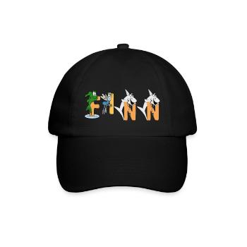 Finn - Baseballkappe - Schwarz/Schwarz - Vorne