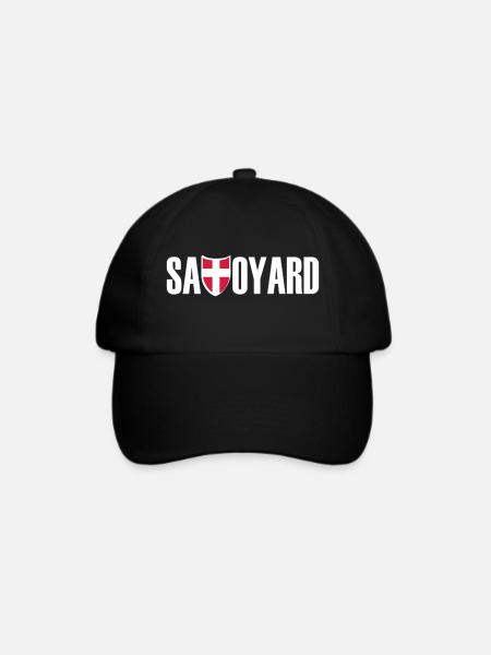 savoyard logo blc - Baseballkappe - Schwarz/Schwarz