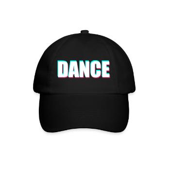 Dance - Baseballkappe - Schwarz/Schwarz - Vorne