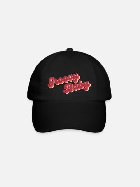 Grooviges Baby - Baseballkappe - Schwarz/Schwarz