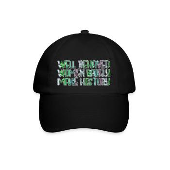 humor liberal womens march protest cool - Baseballkappe - Schwarz/Schwarz - Vorne