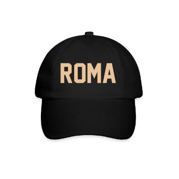 Roma - Baseballkappe - Schwarz/Schwarz - Vorne