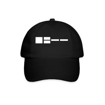 K-- - Baseballkappe - Schwarz/Schwarz - Vorne