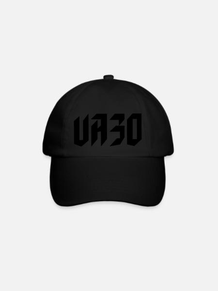 UA30 Ukrainisches Tryzub-Symbol Ukrainischer Dreizack - Baseballkappe - Schwarz/Schwarz