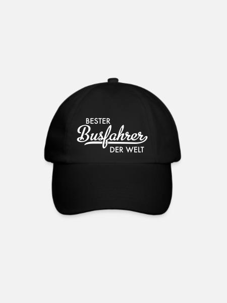 Bester Busfahrer der Welt - Baseballkappe - Schwarz/Schwarz