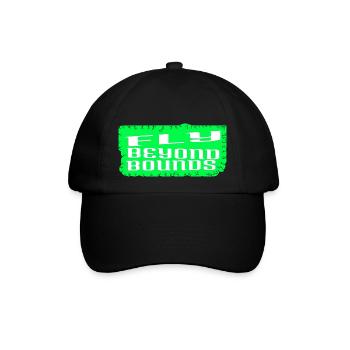creative expression birthday present - Baseballkappe - Schwarz/Schwarz - Vorne