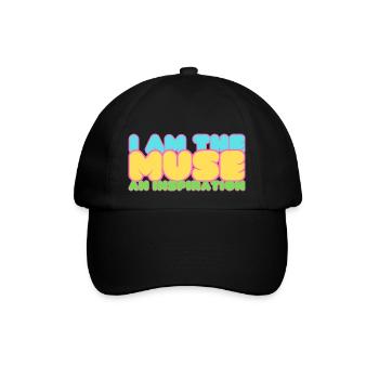 I am a Inspiration - Baseballkappe - Schwarz/Schwarz - Vorne