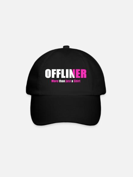 More Than A Shirt pink - Baseballkappe - Schwarz/Schwarz
