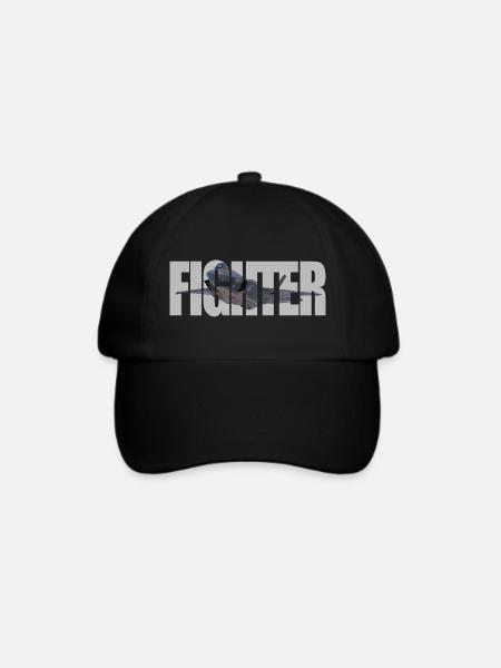 Fighter F-35 Lightning II - Baseballkappe - Schwarz/Schwarz