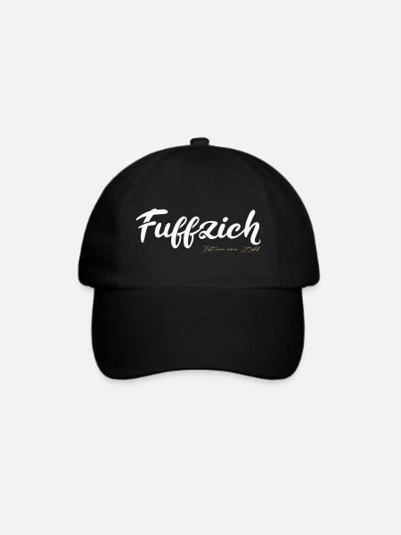 Fuffzich Ist Nur eine Zahl - Baseballkappe - Schwarz/Schwarz