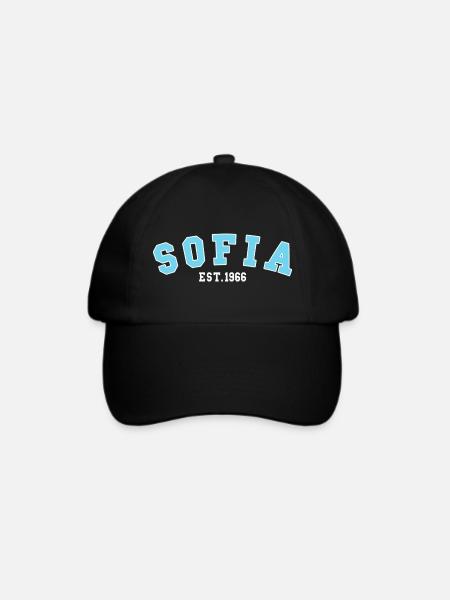 Sofia gegründet 1966 - Baseballkappe - Schwarz/Schwarz