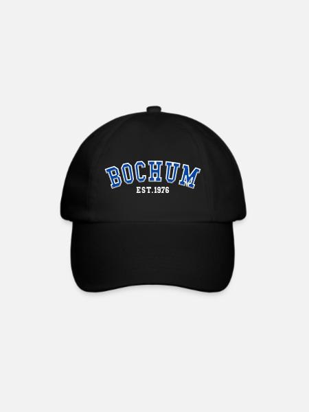 Bochum gegründet 1976 - Baseballkappe - Schwarz/Schwarz