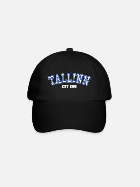 Tallinn gegründet 1966 - Baseballkappe - Schwarz/Schwarz