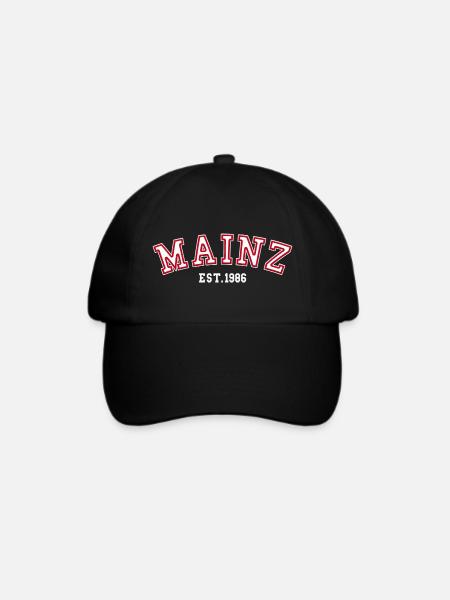 Mainz gegründet 1986 - Baseballkappe - Schwarz/Schwarz
