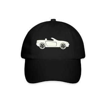 Auto Cabrio - Baseballkappe - Schwarz/Schwarz - Vorne