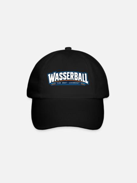 Wasserball Teamkraft Leidenschaft - Baseballkappe - Schwarz/Schwarz