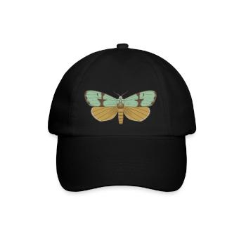 Schmetterling 115 - Baseballkappe - Schwarz/Schwarz - Vorne
