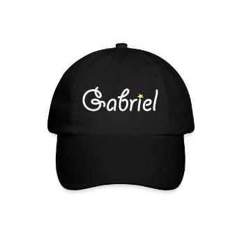 Gabriel - Baseballkappe - Schwarz/Schwarz - Vorne