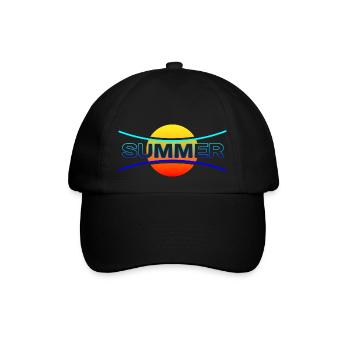 Summer 1 - Baseballkappe - Schwarz/Schwarz - Vorne