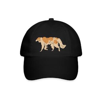 Barsoi - Baseballkappe - Schwarz/Schwarz - Vorne