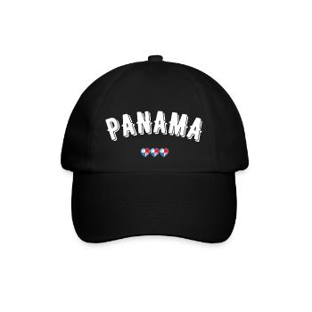 Panama - Baseballkappe - Schwarz/Schwarz - Vorne