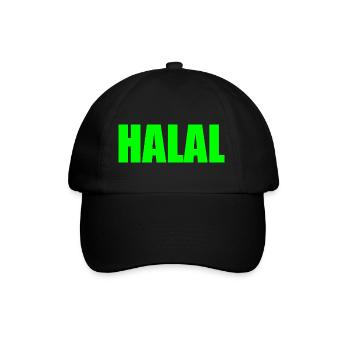 Halal - Baseballkappe - Schwarz/Schwarz - Vorne