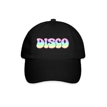 Disco - Baseballkappe - Schwarz/Schwarz - Vorne