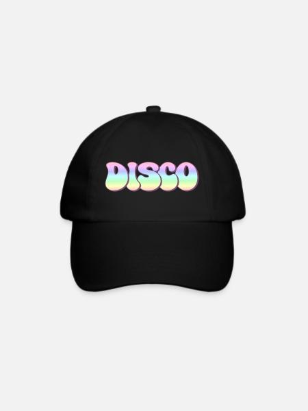 Disco - Baseballkappe - Schwarz/Schwarz