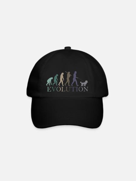 EVOLUTION PUDEL - Baseballkappe - Schwarz/Schwarz