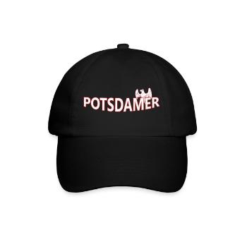 POTSDAMER - Baseballkappe - Schwarz/Schwarz - Vorne