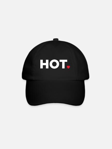 Heiß - Baseballkappe - Schwarz/Schwarz
