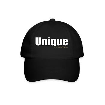 Unique - Baseballkappe - Schwarz/Schwarz - Vorne