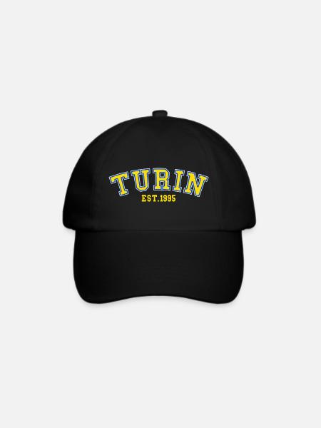 Turin Est.1995 - Baseballkappe - Schwarz/Schwarz
