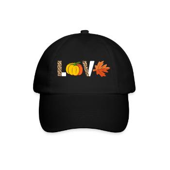 Thanksgiving Mama Mutter Oma Großmutter - Baseballkappe - Schwarz/Schwarz - Vorne