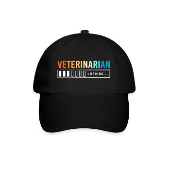 Tierarzt Tiermedizin Veterinär Tierärztin - Baseballkappe - Schwarz/Schwarz - Vorne
