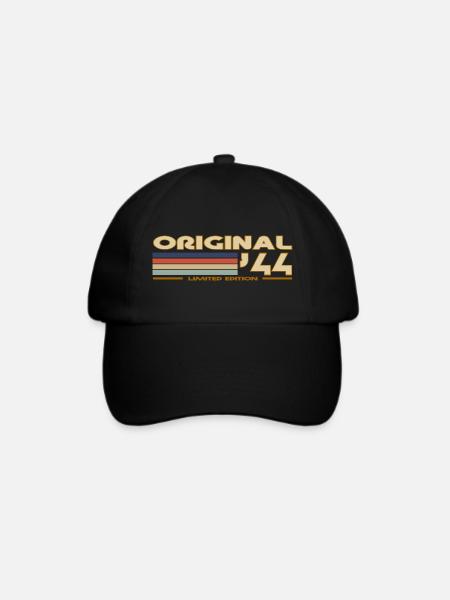 1944 - Baseballkappe - Schwarz/Schwarz