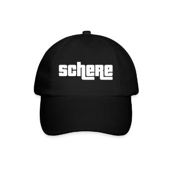 Schere - Baseballkappe - Schwarz/Schwarz - Vorne