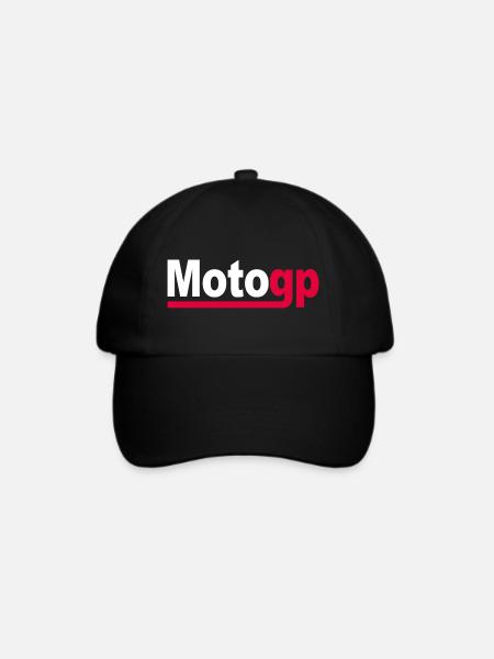 Moto gp - Baseballkappe - Schwarz/Schwarz
