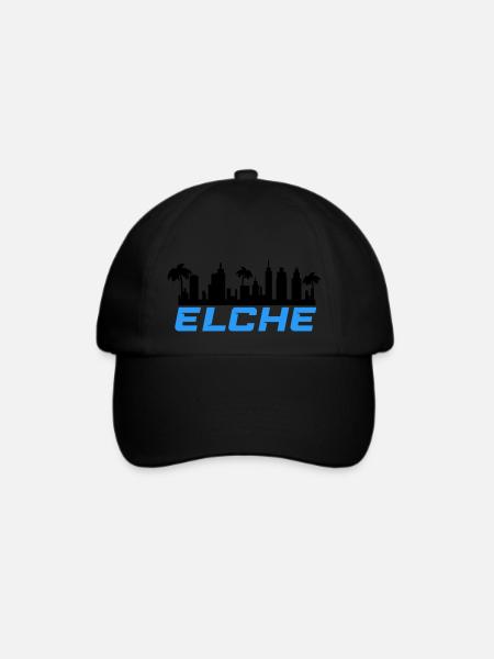 elche - Baseballkappe - Schwarz/Schwarz