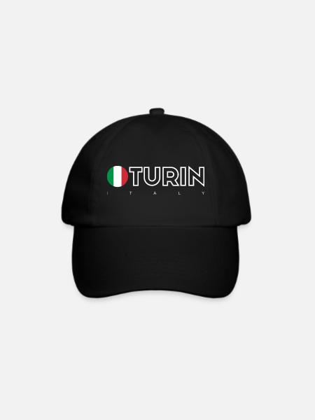 Turin - Baseballkappe - Schwarz/Schwarz