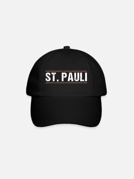 St. Pauli - Baseballkappe - Schwarz/Schwarz