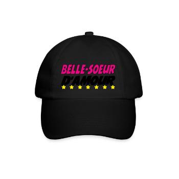 Schöne Schwester der Liebe - Baseballkappe - Schwarz/Schwarz - Vorne