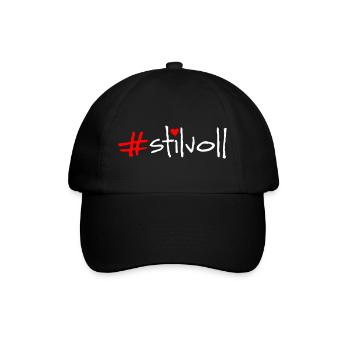 stilvoll - Baseballkappe - Schwarz/Schwarz - Vorne