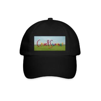 Farbenfroher grausamer Sommer Colorful Cruel - Baseballkappe - Schwarz/Schwarz - Vorne