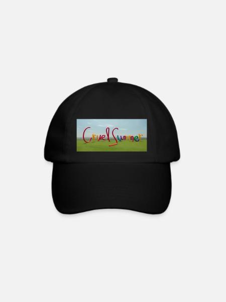 Farbenfroher grausamer Sommer Colorful Cruel - Baseballkappe - Schwarz/Schwarz