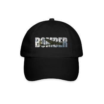 Bomber B-17 Flying Fortress - Baseballkappe - Schwarz/Schwarz - Vorne